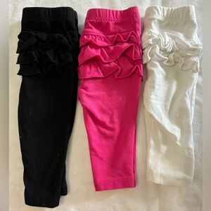 3 ruffle butt leggings